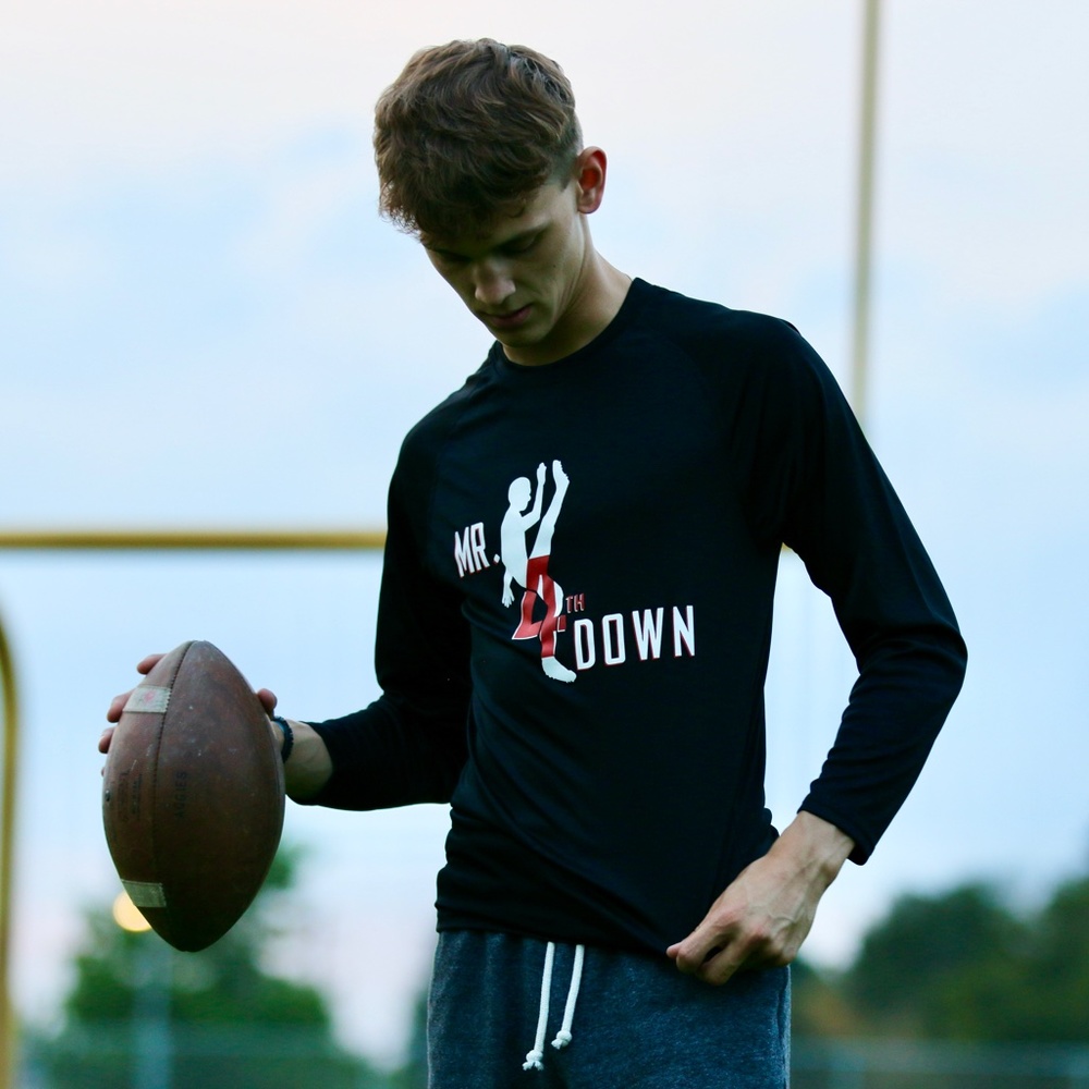 Football Long Sleeve Shirts - Black